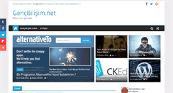 Desktop Screenshot of gencbilisim.net